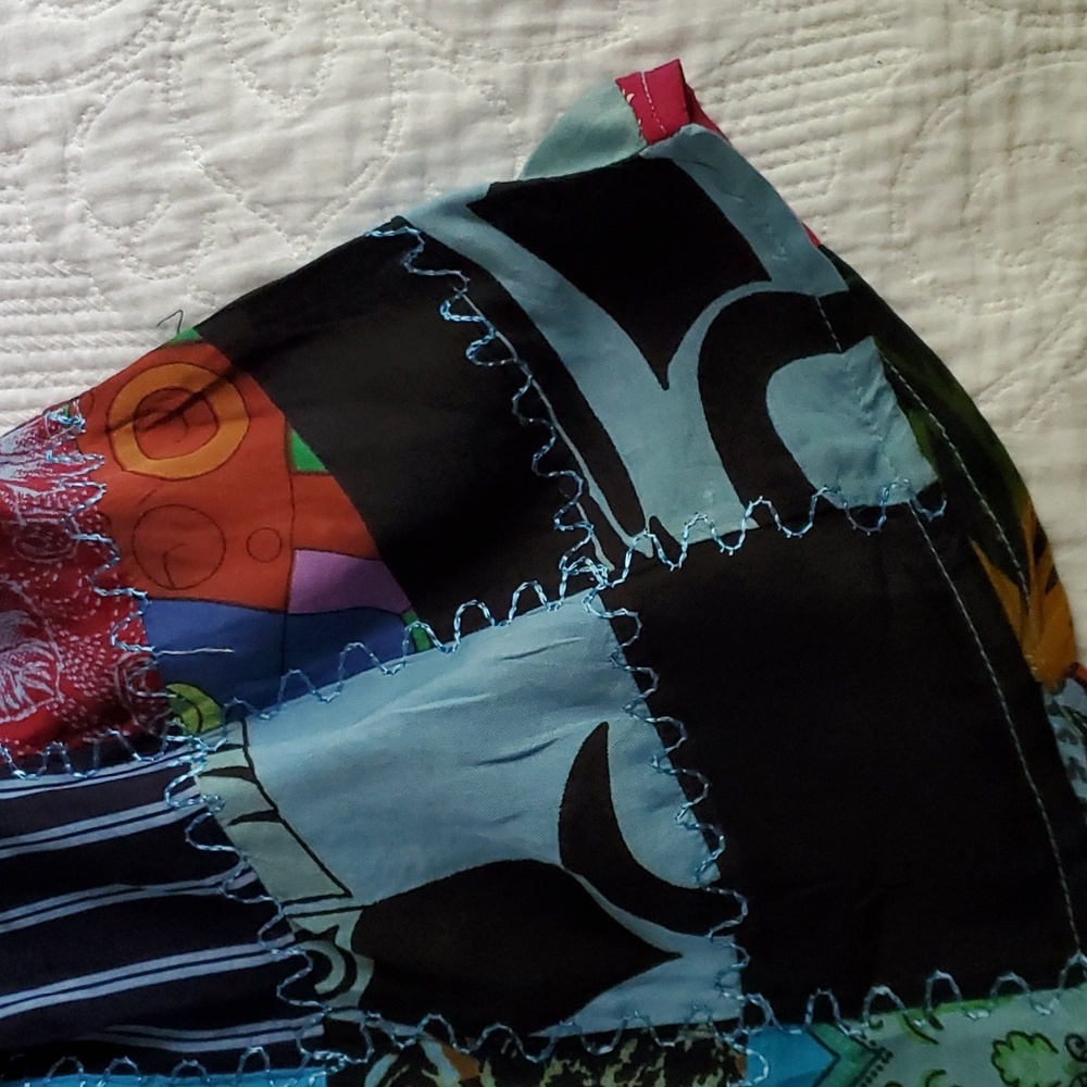 Artisan Advance Apparel Patchwork Tank Tunic NWT OS - Picture 4 of 6